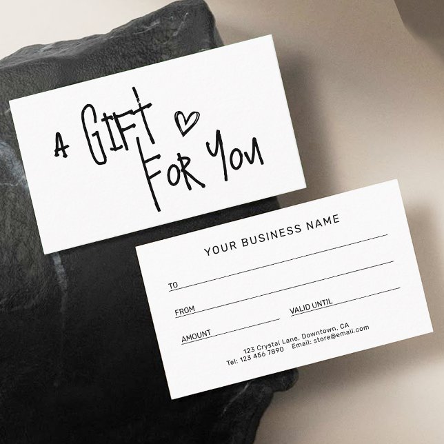 Tarjetas de regalo profesionales de tipografía min (Subido por el creador)