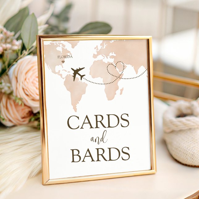 Tarjetas de regalos de mapa del mundo Mesa Señal 8 (Subido por el creador)