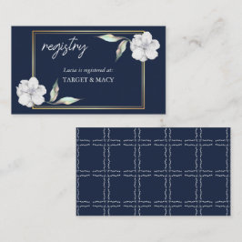 Tarjetas de Registro de Fiesta de Boda con Marco D