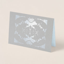 Tarjetas de Relieve metalizado simples y elegantes