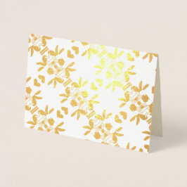 Tarjetas de Relieve metalizado simples y elegantes