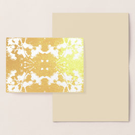 Tarjetas de Relieve metalizado simples y elegantes