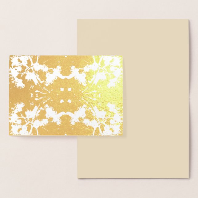 Tarjetas de Relieve metalizado simples y elegantes (Demostración)