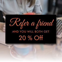 Tarjetas de remisión de corales negros modernas y 