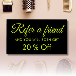 Tarjetas de remisión de estilo moderno y elegante