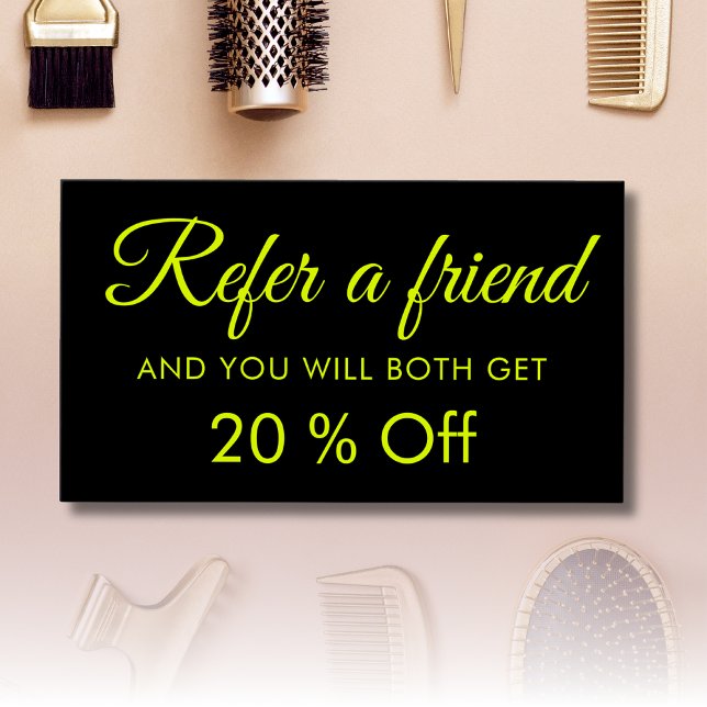 Tarjetas de remisión de estilo moderno y elegante (Subido por el creador)