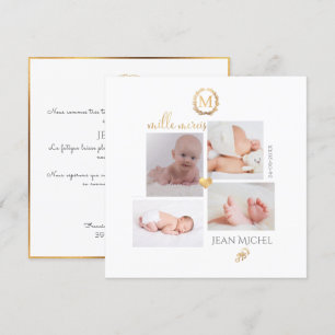 Tarjetas de reposición Monogramme de bricolage en 