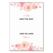 Tarjetas de reposo con flores