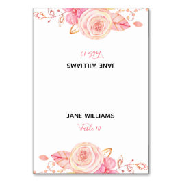 Tarjetas de reposo con flores