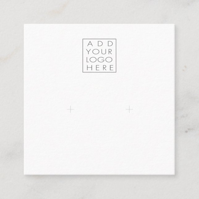 Tarjetas de respaldo para aretes, agregue su propi (Anverso)