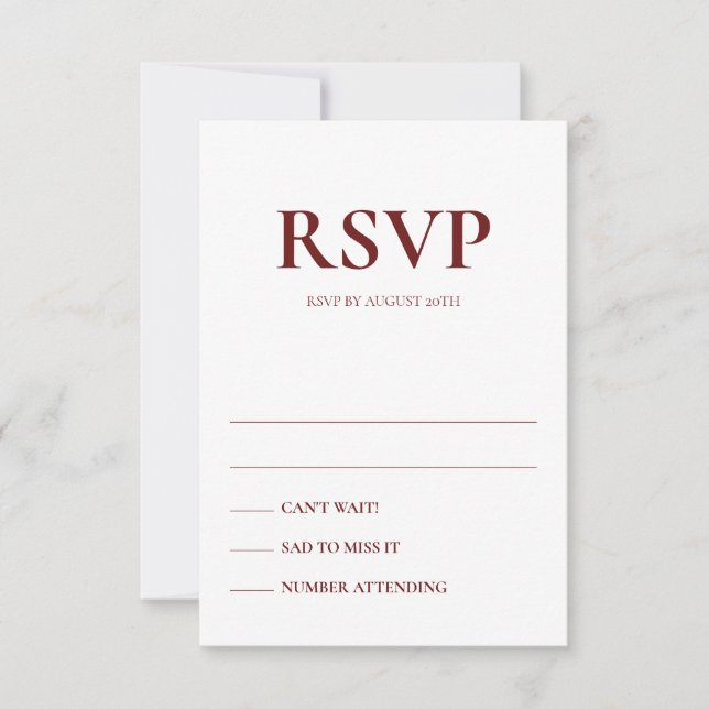 Tarjetas de respuesta Boda de Acentos Art Deco (Anverso)