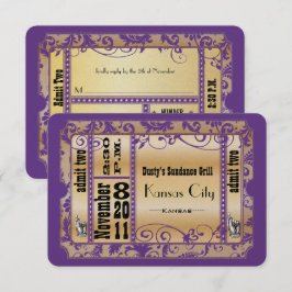 Tarjetas de respuesta Boda de la factura de la mue