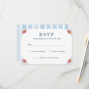Tarjetas de respuesta de Beautifil Retro Floral We