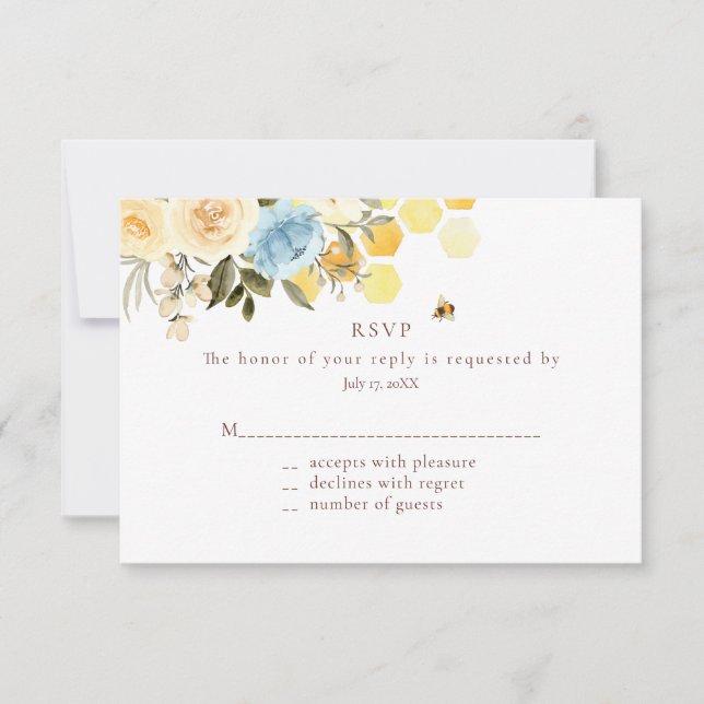 Tarjetas de respuesta de Bee (Anverso)