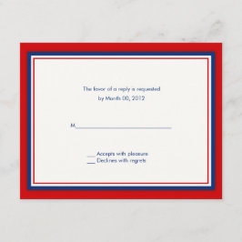 Tarjetas de respuesta de invitación a bodas de béi