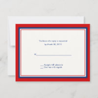 Tarjetas de respuesta de invitación de boda de béi