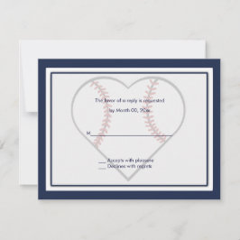 Tarjetas de respuesta de invitación de boda de béi