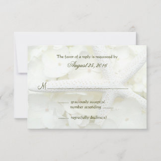Tarjetas de respuesta de invitación de boda en jar
