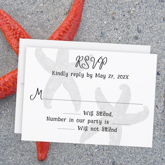 Tarjetas de respuesta de la pareja Starfish White  (Subido por el creador)