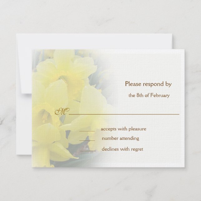 Tarjetas de respuesta de Narciso (Anverso)