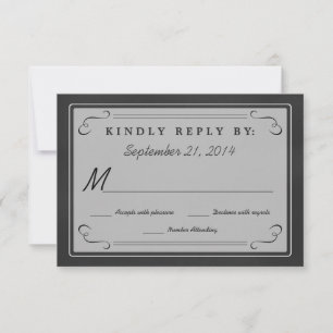 Tarjetas de respuesta de pizarra de RSVP Come Bebe