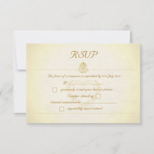 Tarjetas de respuesta de RSVP con estilo de papel