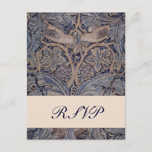Tarjetas de respuesta del Boda del patrón de pájar