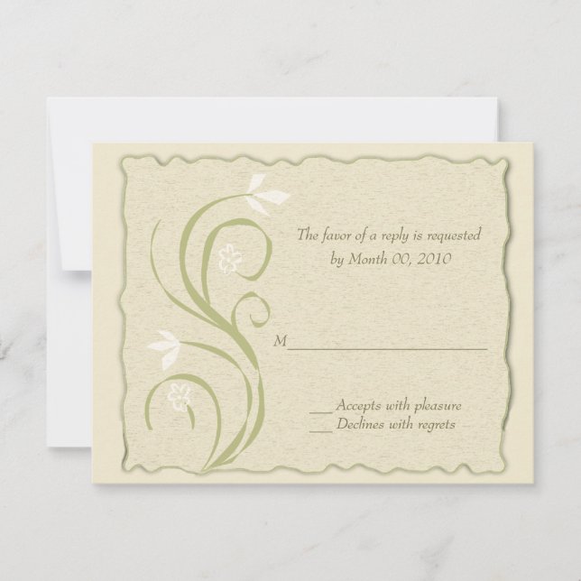 Tarjetas de respuesta eco-amigable (Anverso)