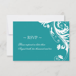 Tarjetas de respuesta elegantes para Bodas de gaso