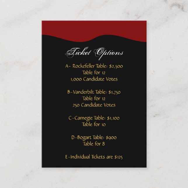 Tarjetas de respuesta - Orden de Personalizado de  (Anverso)