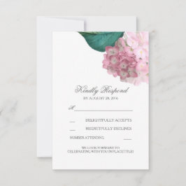 Tarjetas de respuesta para boda florales de horten