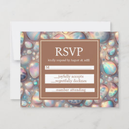 Tarjetas de respuesta para bodas Exóticas y Elegan