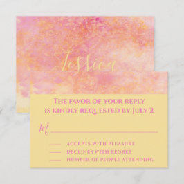 Tarjetas de Respuesta para Invitaciones de Bar y B