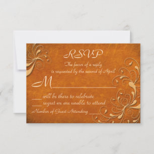 Tarjetas de respuesta para Otoño Rhapsody