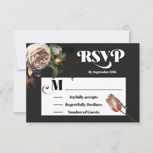 Tarjetas de respuesta Rembrandt Floral Boda RSVP