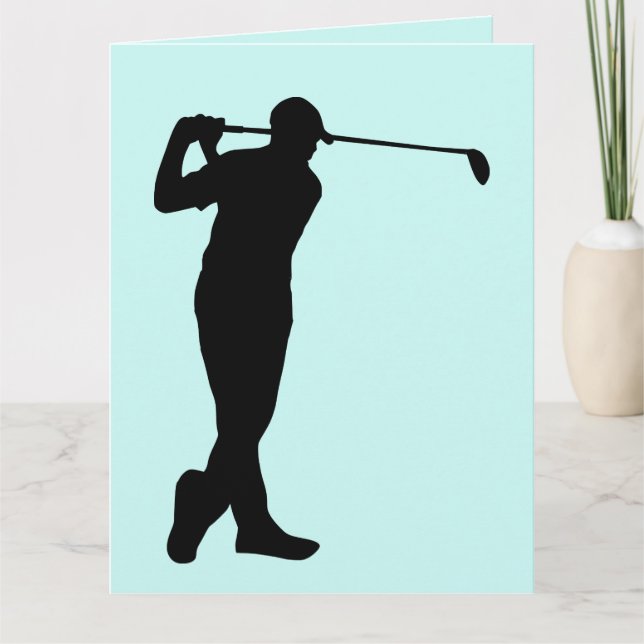 TARJETAS DE RETIREMENT GOLFER GREETING (Anverso)