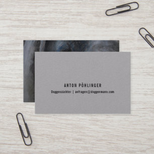 Tarjetas de retrato para criador y entrenador