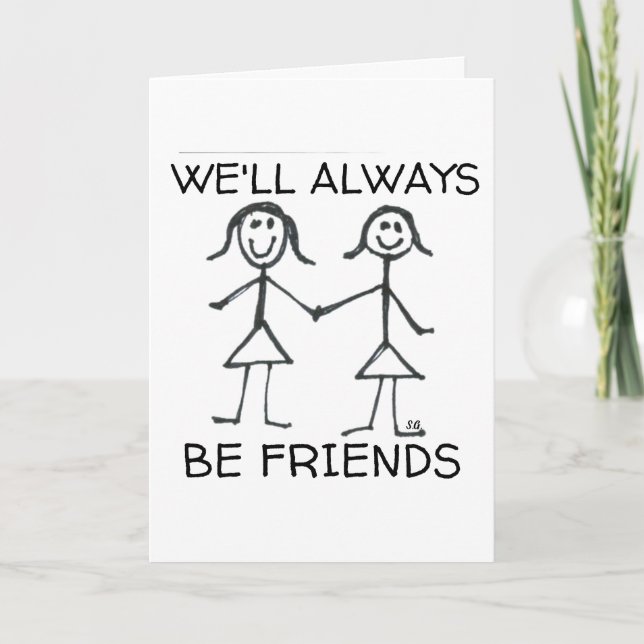 TARJETAS DE REUNIÓN DE BFF DE FUNNY FRIENDSHIP (Anverso)