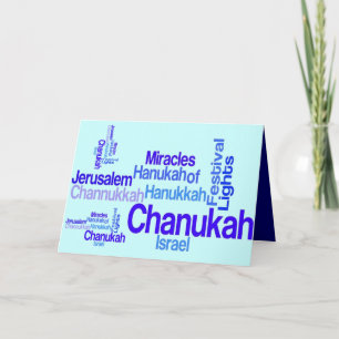 TARJETAS DE REUNIÓN DE HANUKAH - CHANUKAH - VACACI
