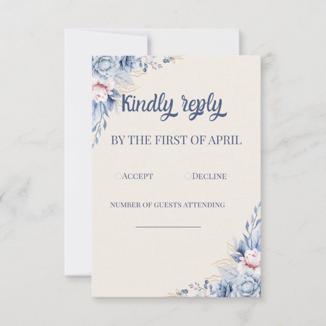 Tarjetas de RSVP (Anverso)