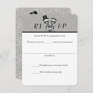 Tarjetas de RSVP de Boda para Pareja Conjunta