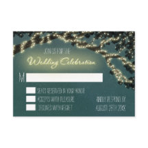 Tarjetas de RSVP de Boda Rústica Rama de Árbol Enc