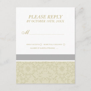 Tarjetas de RSVP de la boda