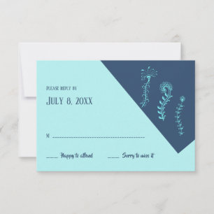 Tarjetas de RSVP de Medusas
