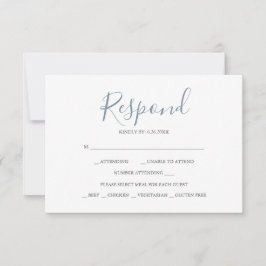 Tarjetas de RSVP de respuesta neutral