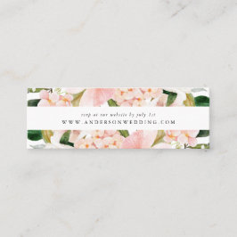 Tarjetas de RSVP Florales de Boda con Toque de Pri