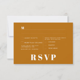 Tarjetas de RSVP para Boda Minimalista