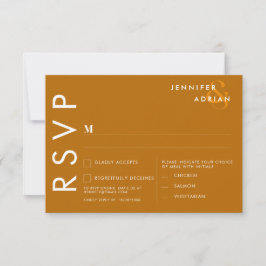 Tarjetas de RSVP para Boda Minimalista