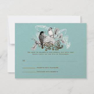 Tarjetas de RSVP: requieren invitaciones de tamaño