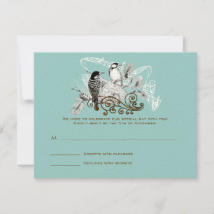Tarjetas de RSVP: requieren invitaciones de tamaño